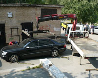В Челябинске арестовали «шестисотый» Mercedes