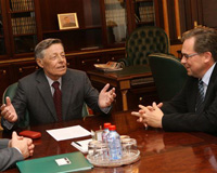 Президент «Фортума» познакомил губернатора с топ-менеджером компании